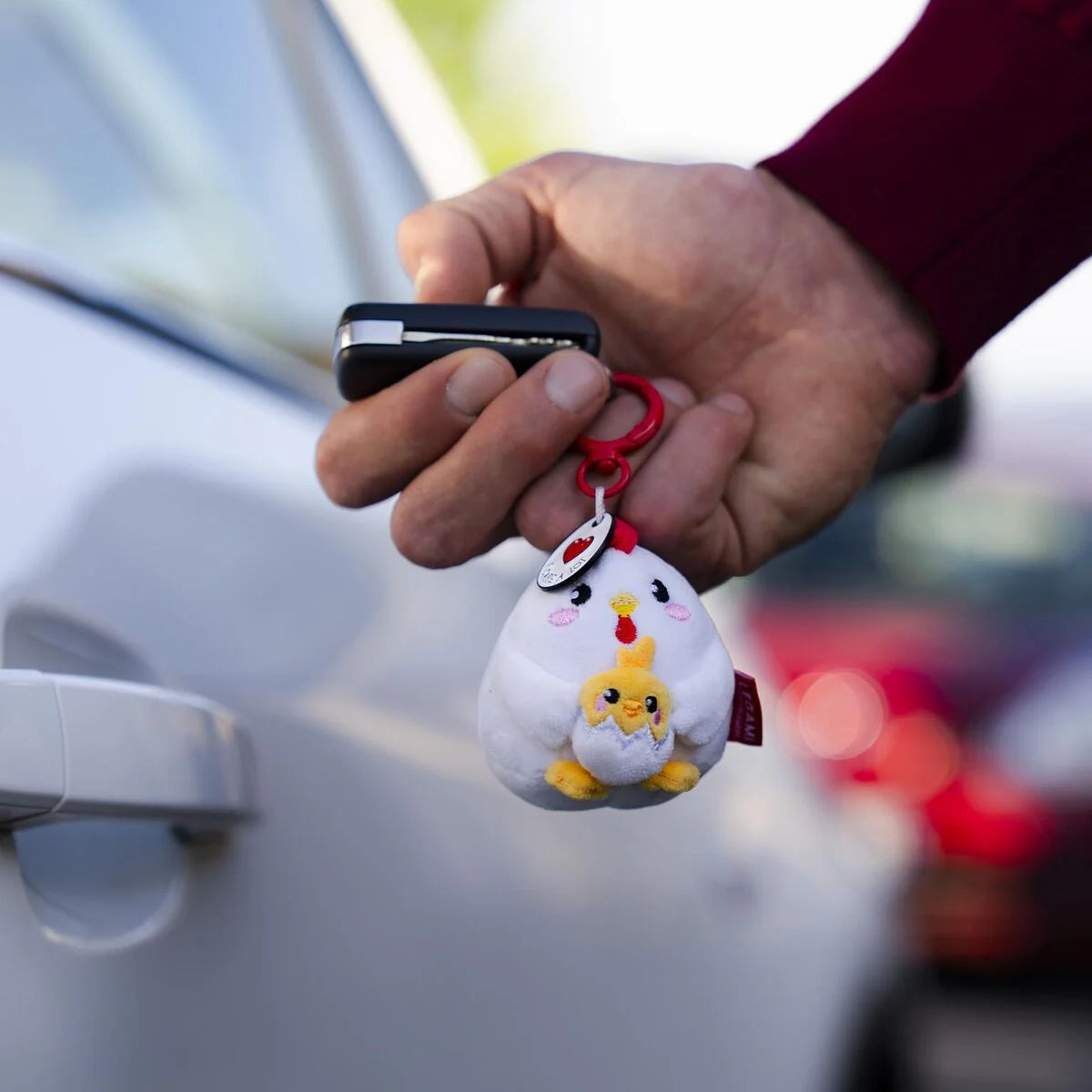 Legami Plush – Super Soft! - Tiny - Hen - Keyring