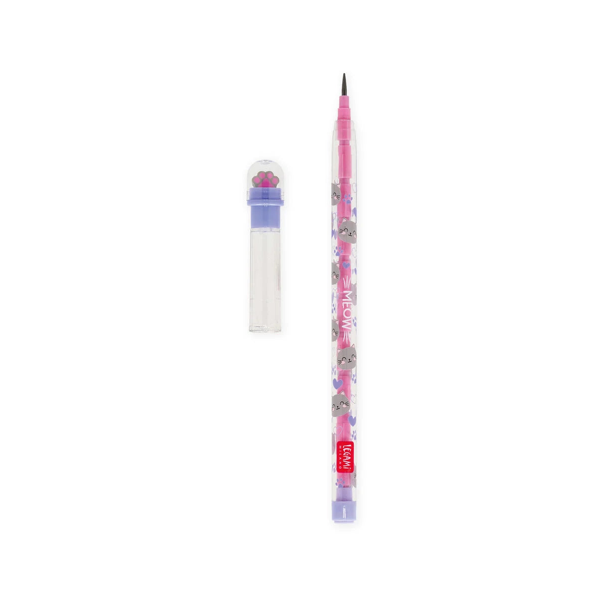 Kitty Stackable Pencil with Eraser - Take a Tip