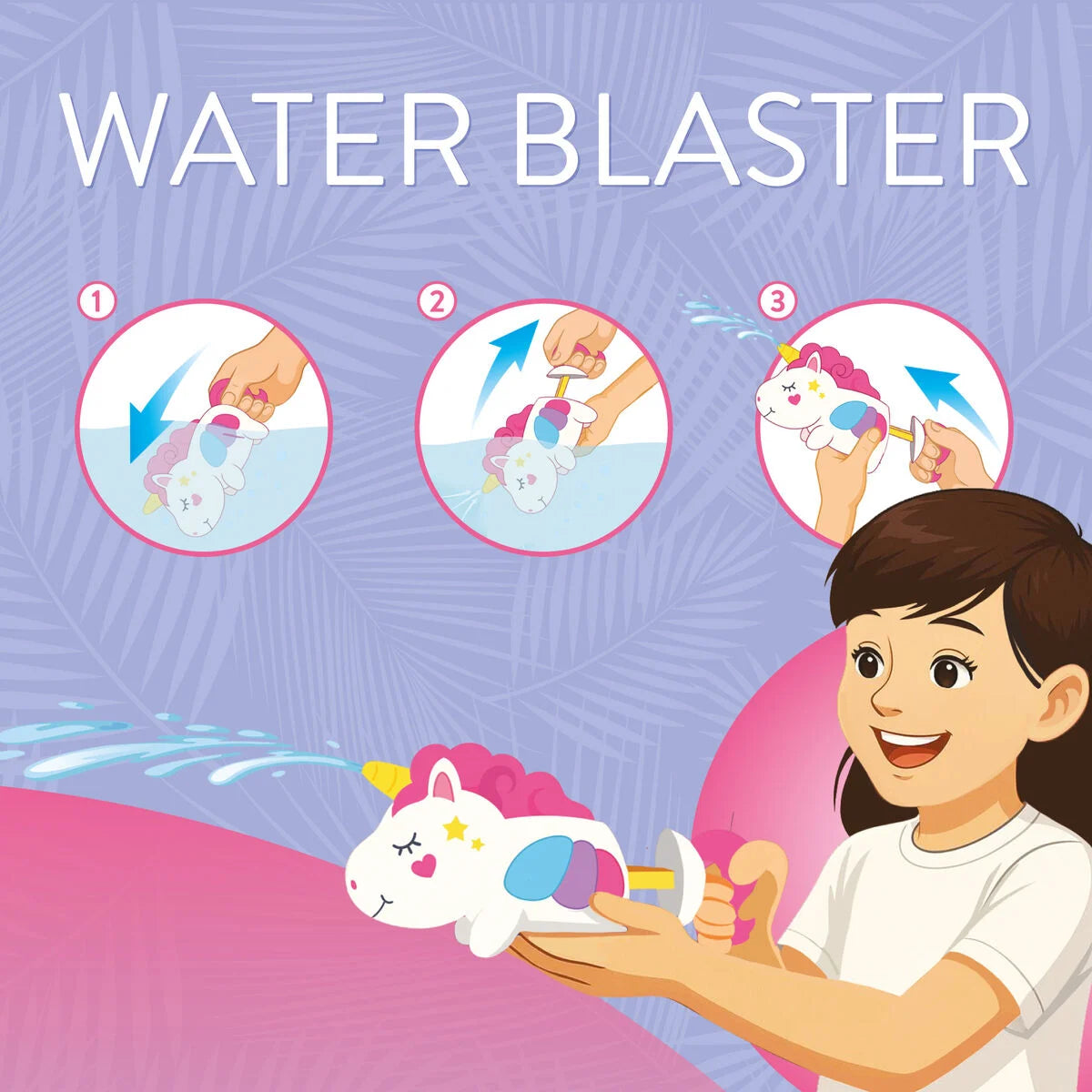 Legami. Water Blaster - Unicorn