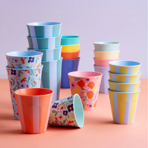 KOZIOL. NORA CUP S STRIPES SWEET BLUE