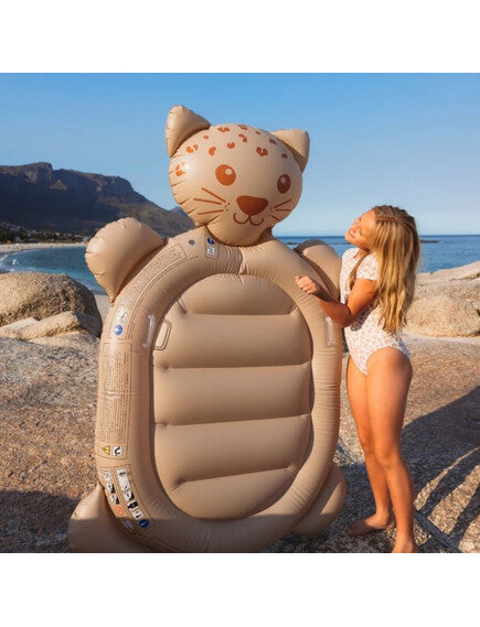 Swim Essentials: Στρώμα θαλάσσης για παιδιά από 6+ ετών - "Brown Leopard"