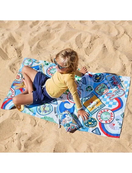 Dock & Bay: Πετσέτα θαλάσσης - Into the Wild Microfiber (Μικροϊνες) 160x90 εκ