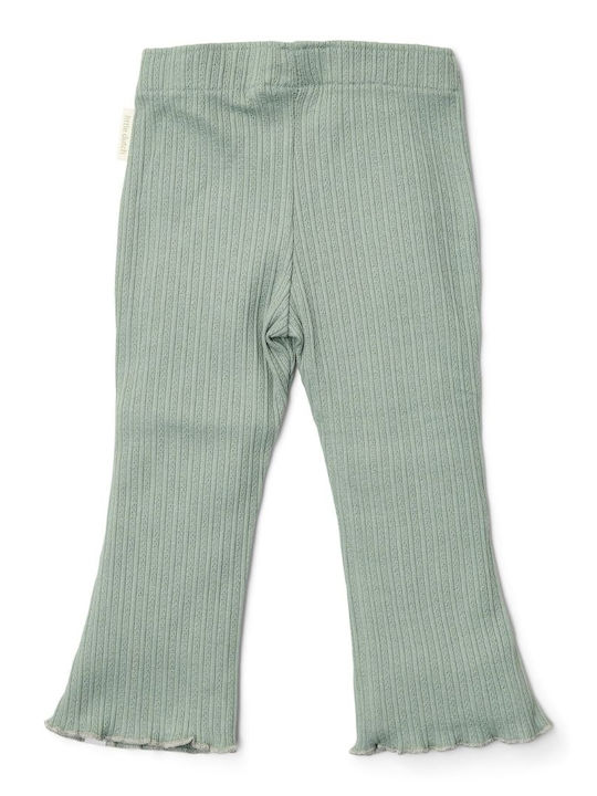 LITTLE DUTCH. Παντελονάκι καμπάνα Garden Green