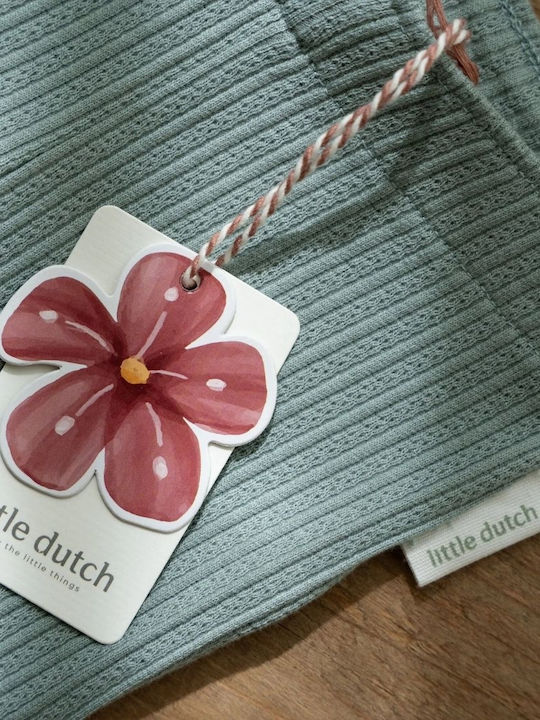 LITTLE DUTCH. Παντελονάκι καμπάνα Garden Green