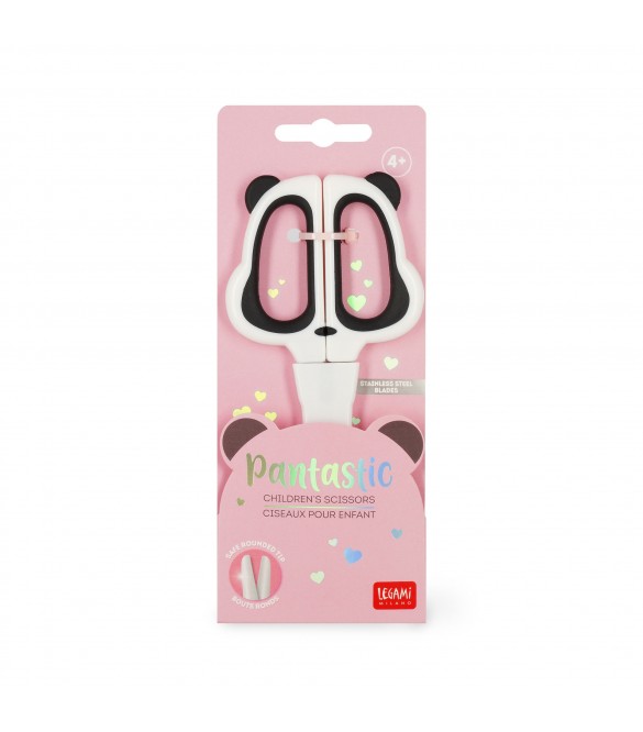 Legami Panda Scissors with Rounded Tips for Kids - Pantastic