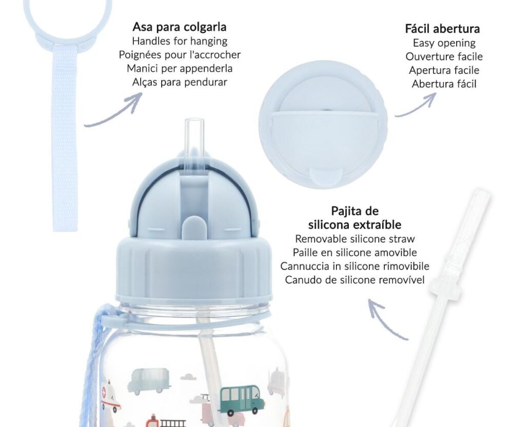 Tutete. Μπουκάλι tritán 500 ml City Cars