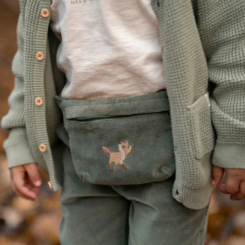 LITTLE DUTCH. Τσαντάκι-μπανάνα Balsam Green -One Size