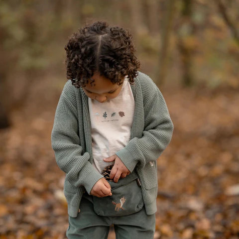 LITTLE DUTCH. Τσαντάκι-μπανάνα Balsam Green -One Size