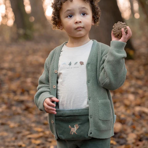 LITTLE DUTCH. Τσαντάκι-μπανάνα Balsam Green -One Size