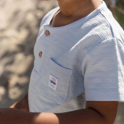 LITTLE DUTCH. Μπλουζάκι κοντομάνικο Light Blue