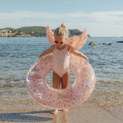 LITTLE DUTCH. Ολόσωμο μαγιό με βολάν Dreamy Seashells