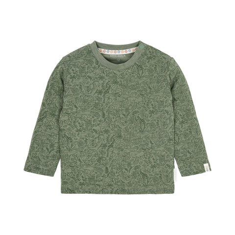 LITTLE DUTCH. Μπλουζάκι μακρυμάνικο Safari Dreams Green