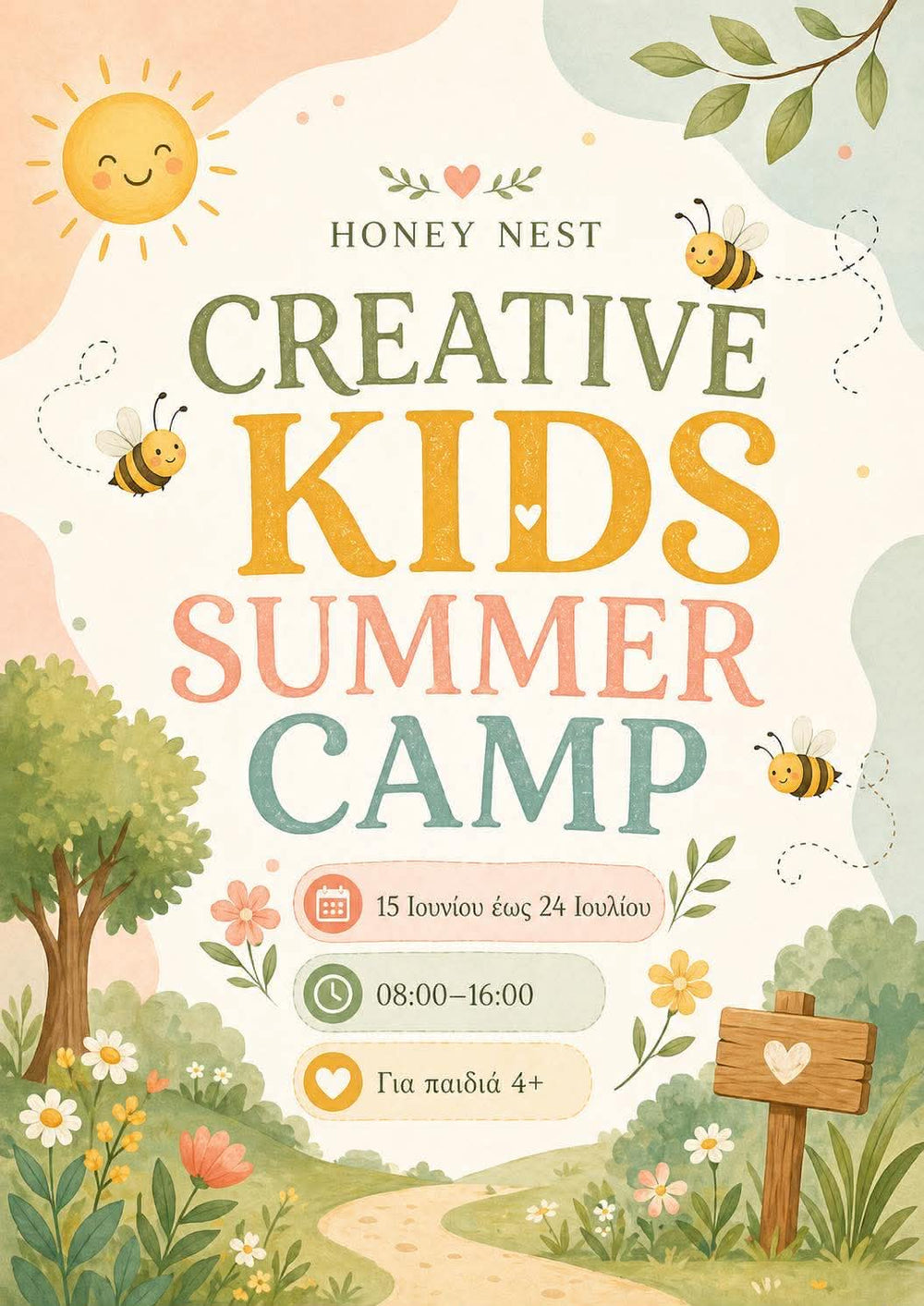 Craetive Kids SUMMER CAMP (πακέτο τριών εβδομάδων)