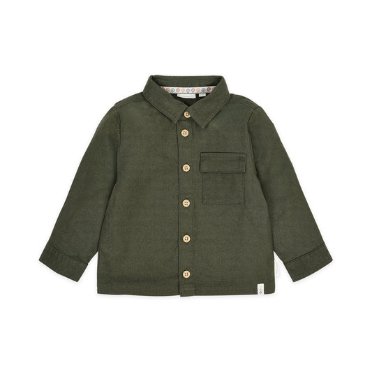 LITTLE DUTCH. Πουκάμισο Deep Olive