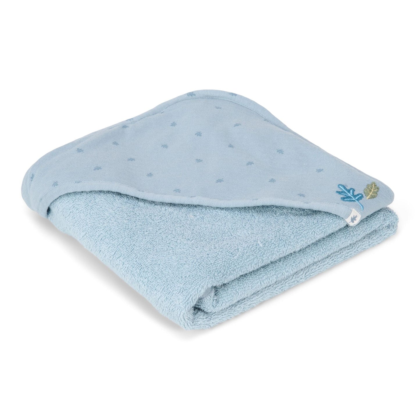 LITTLE DUTCH. Μπουρνουζοπετσέτα Pure Denim Blue 100x100