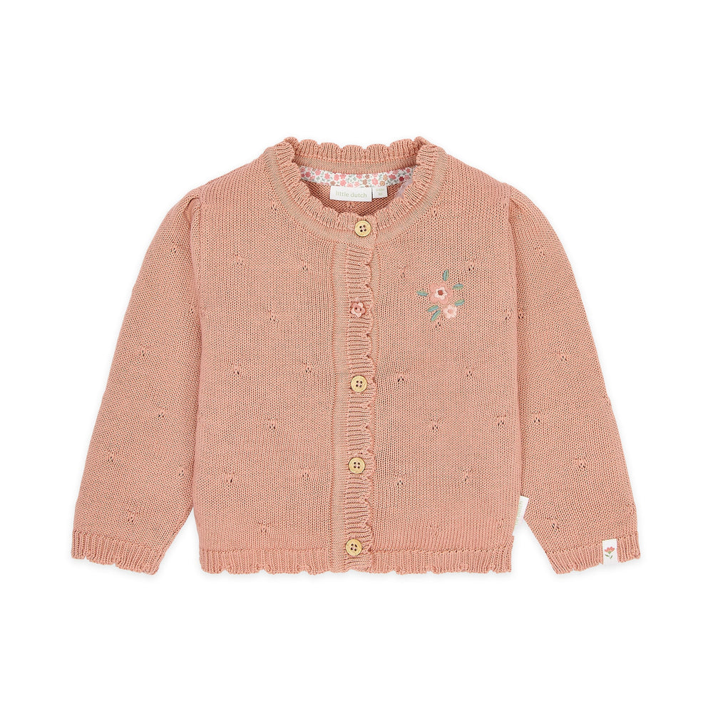 LITTLE DUTCH. Ζακέτα πλεκτή Deep Pink