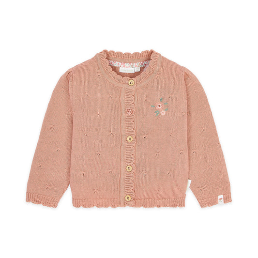 LITTLE DUTCH. Ζακέτα πλεκτή Deep Pink