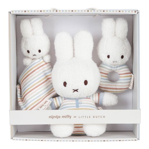 LITTLE DUTCH. Σετ δώρου Miffy Vintage Sunny Stripes