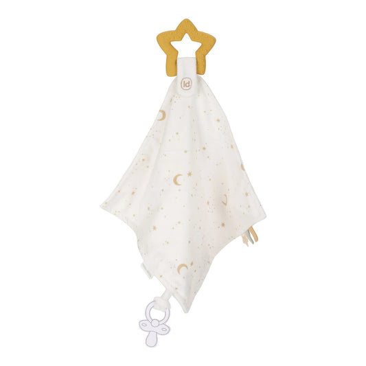 LITTLE DUTCH. Υφασμάτινο ντουντού με μασητικό Newborn Naturals GRS