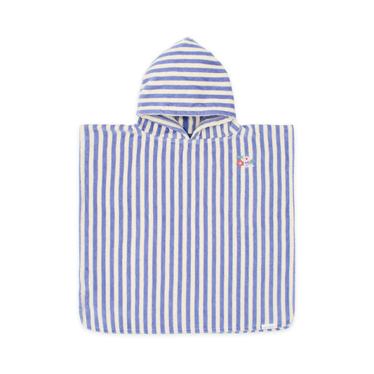 LITTLE DUTCH. Παιδικό πόντσο Dreamy Purple Stripe - One size
