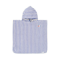 LITTLE DUTCH. Παιδικό πόντσο Dreamy Purple Stripe - One size