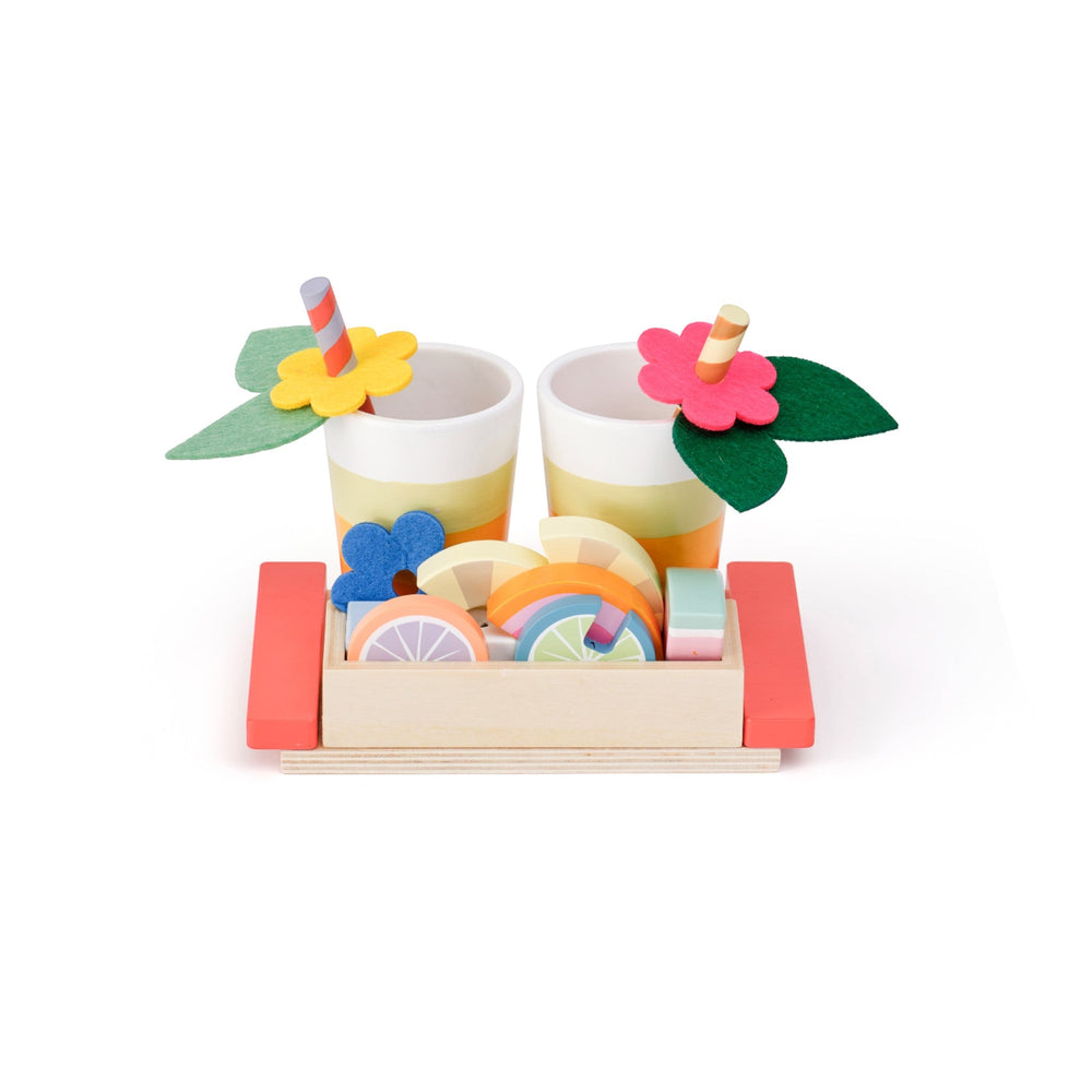 KIDS CONCEPT. Ξύλινο σετ παιχνιδιού με φρουτοποτά KID'S HUB