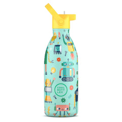 COOL BOTTLES. Ανοξείδωτο παιδικό μπουκάλι Short Circuit 500ml