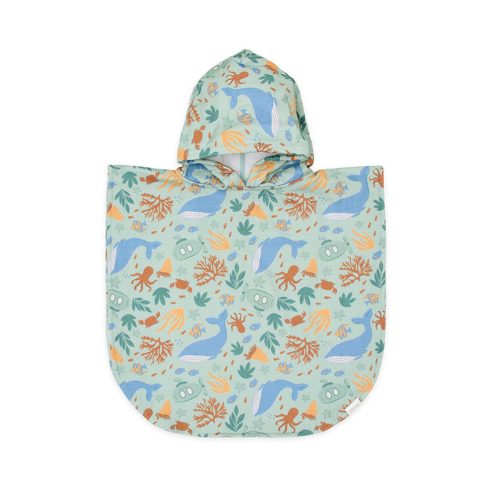 LITTLE DUTCH. Παιδικό πόντσο Ocean World Multicolour - One size