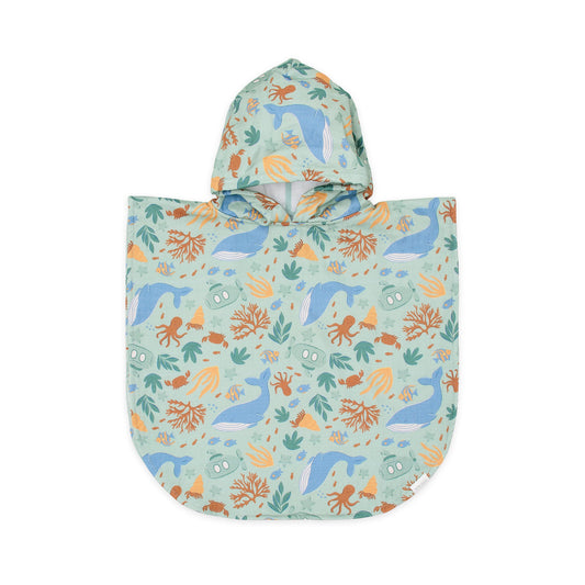 LITTLE DUTCH. Παιδικό πόντσο Ocean World Multicolour - One size