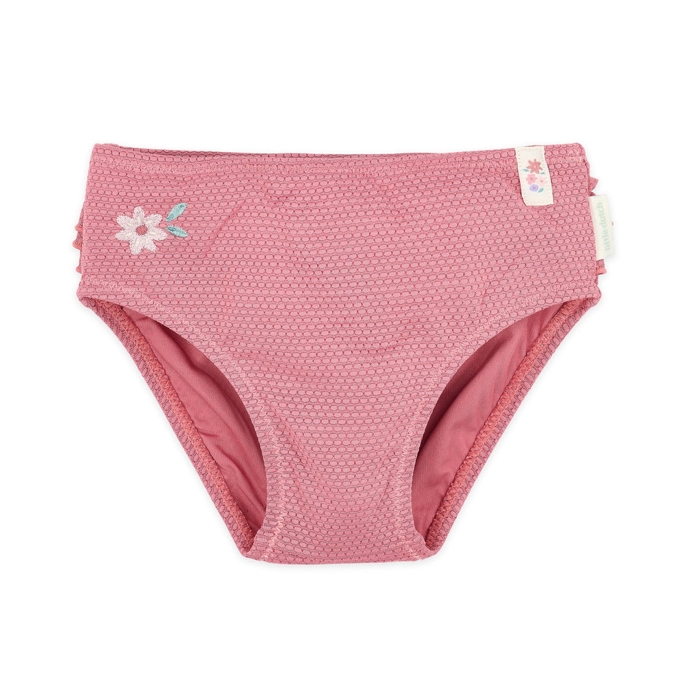 LITTLE DUTCH. Παιδικό μαγιό μπικίνι με βολάν Dreamy Pink Sparkle