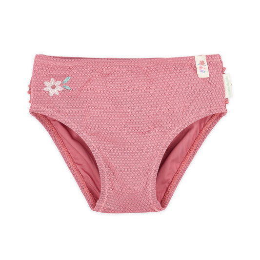 LITTLE DUTCH. Παιδικό μαγιό μπικίνι με βολάν Dreamy Pink Sparkle