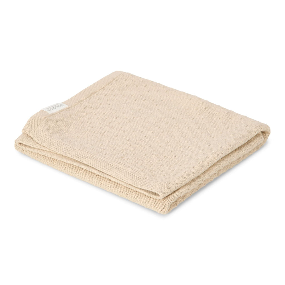 LITTLE DUTCH. Κουβέρτα πλεκτή Pure Soft Beige 110x140