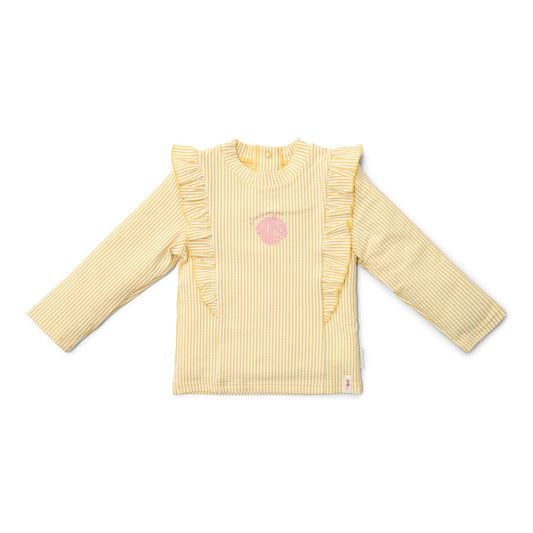 LITTLE DUTCH. Μπλουζάκι μακρυμάνικο με προστασία UV Ocean Treasures Yellow