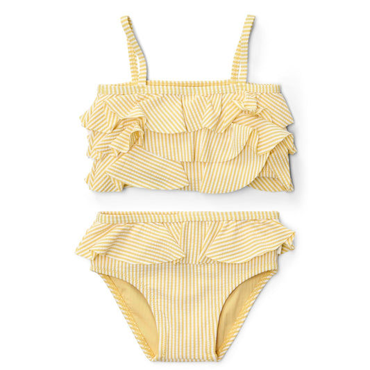 LITTLE DUTCH. Παιδικό σετ μπικίνι με βολάν Ocean Treasures Yellow
