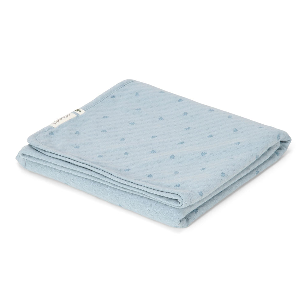 LITTLE DUTCH. Κουβέρτα καλοκαιρινή Pure Denim Blue 70x100