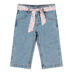 LITTLE DUTCH. Παντελόνι με ζωνάκι Denim