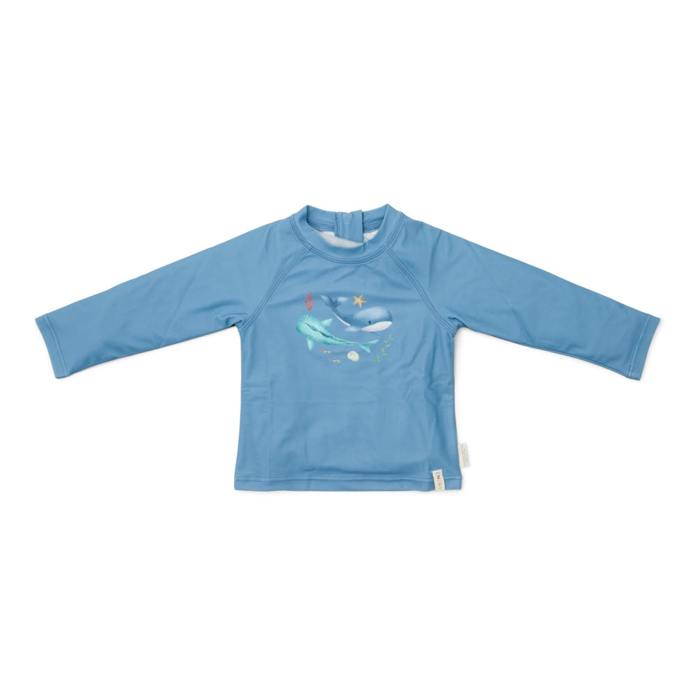 LITTLE DUTCH. Μπλουζάκι μακρυμάνικο με προστασία UV Ocean Blue