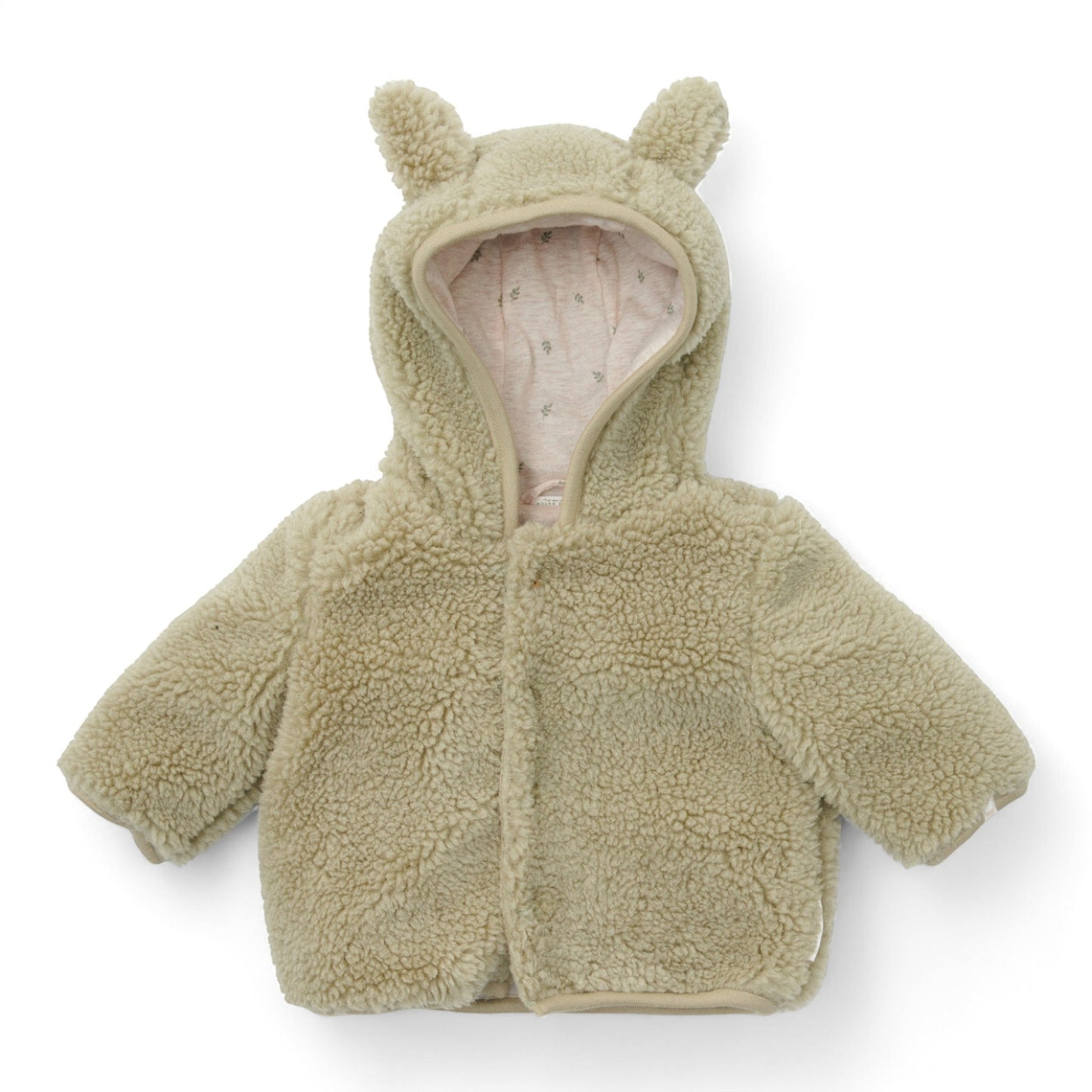 LITTLE DUTCH. Ζακέτα teddy Soft Green