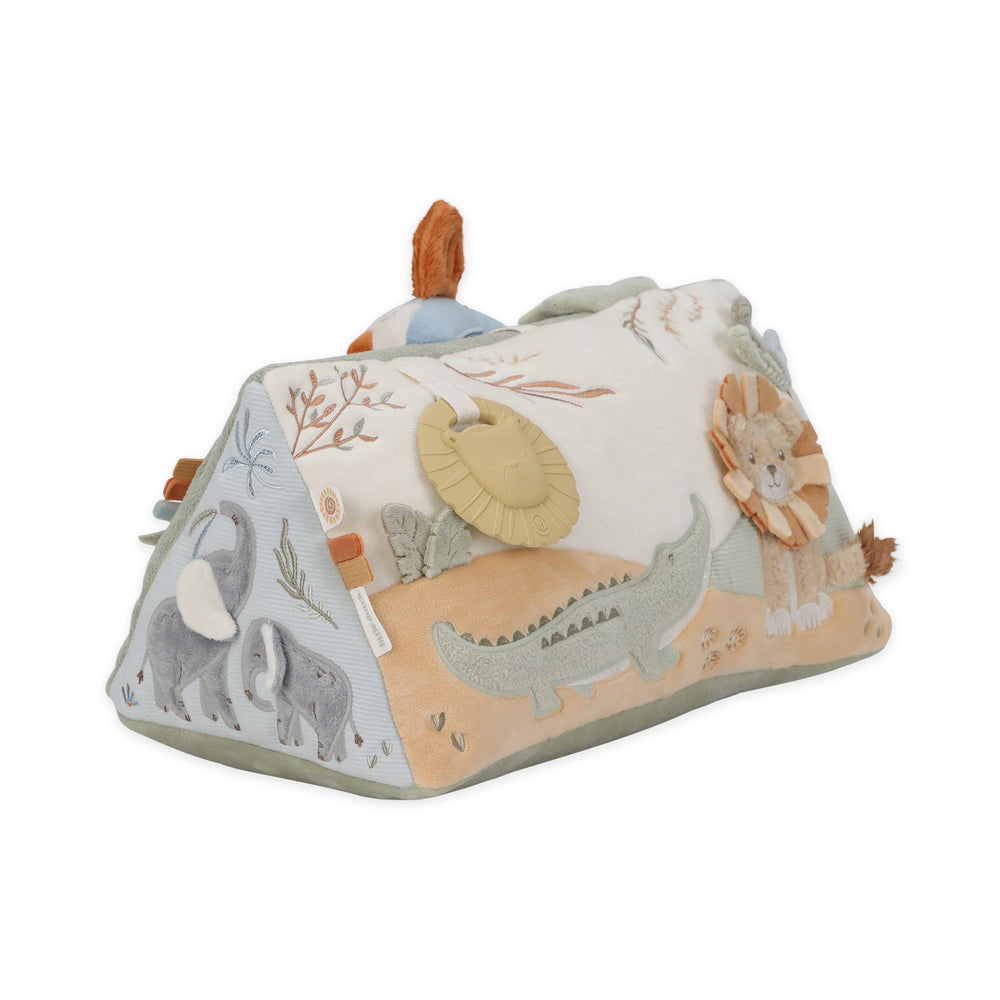LITTLE DUTCH. Υφασμάτινο τρίγωνο δραστηριοτήτων Safari Friends GRS