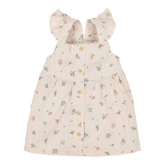 LITTLE DUTCH. Φορεματάκι αμάνικο με βολάν Fairy Bloom