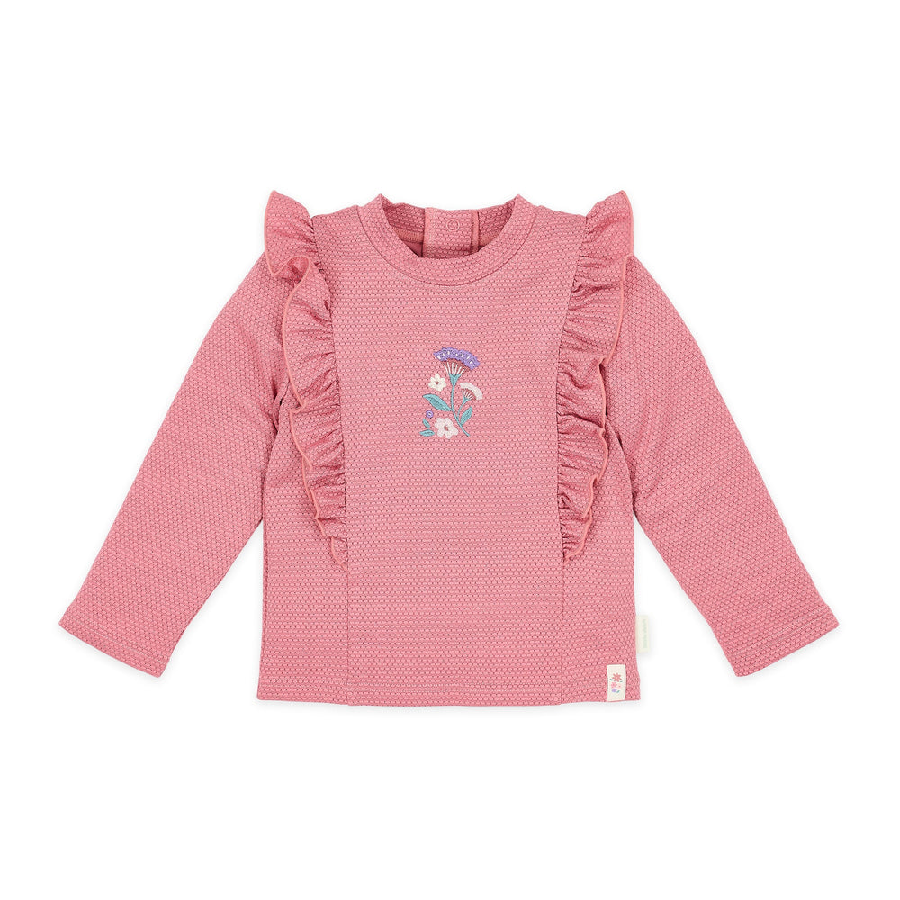 LITTLE DUTCH. Μπλουζάκι μακρυμάνικο με προστασία UV Dreamy Pink Sparkle