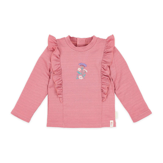 LITTLE DUTCH. Μπλουζάκι μακρυμάνικο με προστασία UV Dreamy Pink Sparkle
