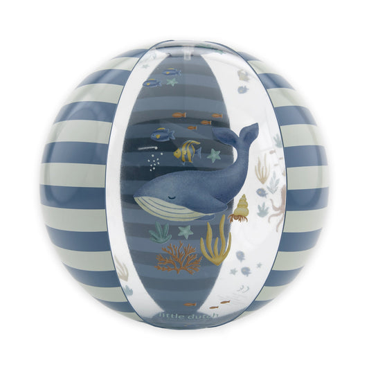 LITTLE DUTCH. Μπάλα παραλίας Ocean World Μπλε (35 εκ.)