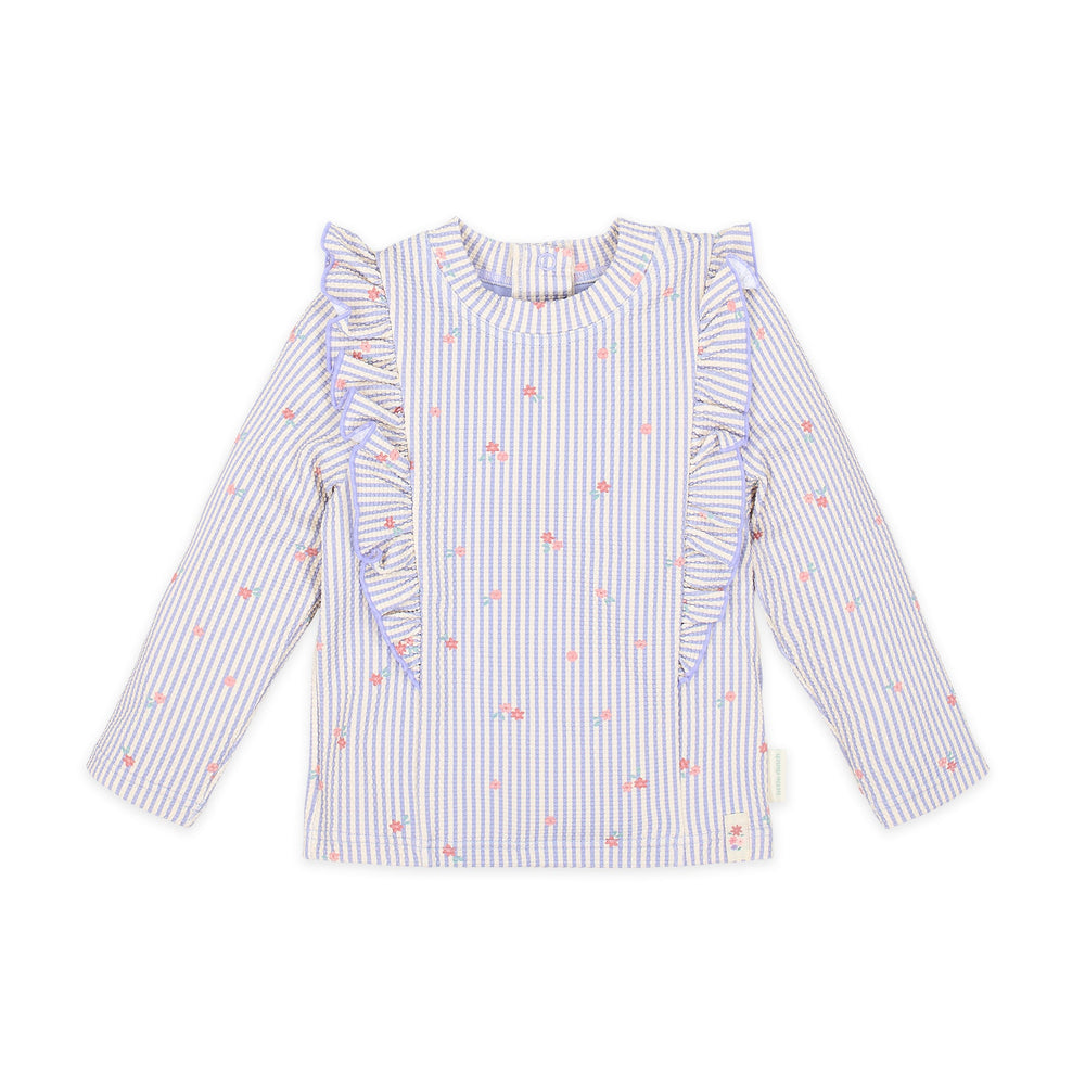 LITTLE DUTCH. Μπλουζάκι μακρυμάνικο με προστασία UV Dreamy Stripes