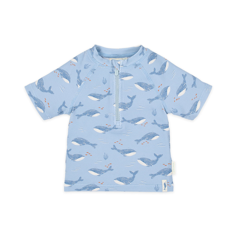 LITTLE DUTCH. Μπλουζάκι κοντομάνικο με προστασία UV Ocean Splash