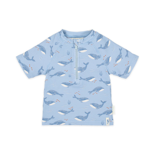 LITTLE DUTCH. Μπλουζάκι κοντομάνικο με προστασία UV Ocean Splash