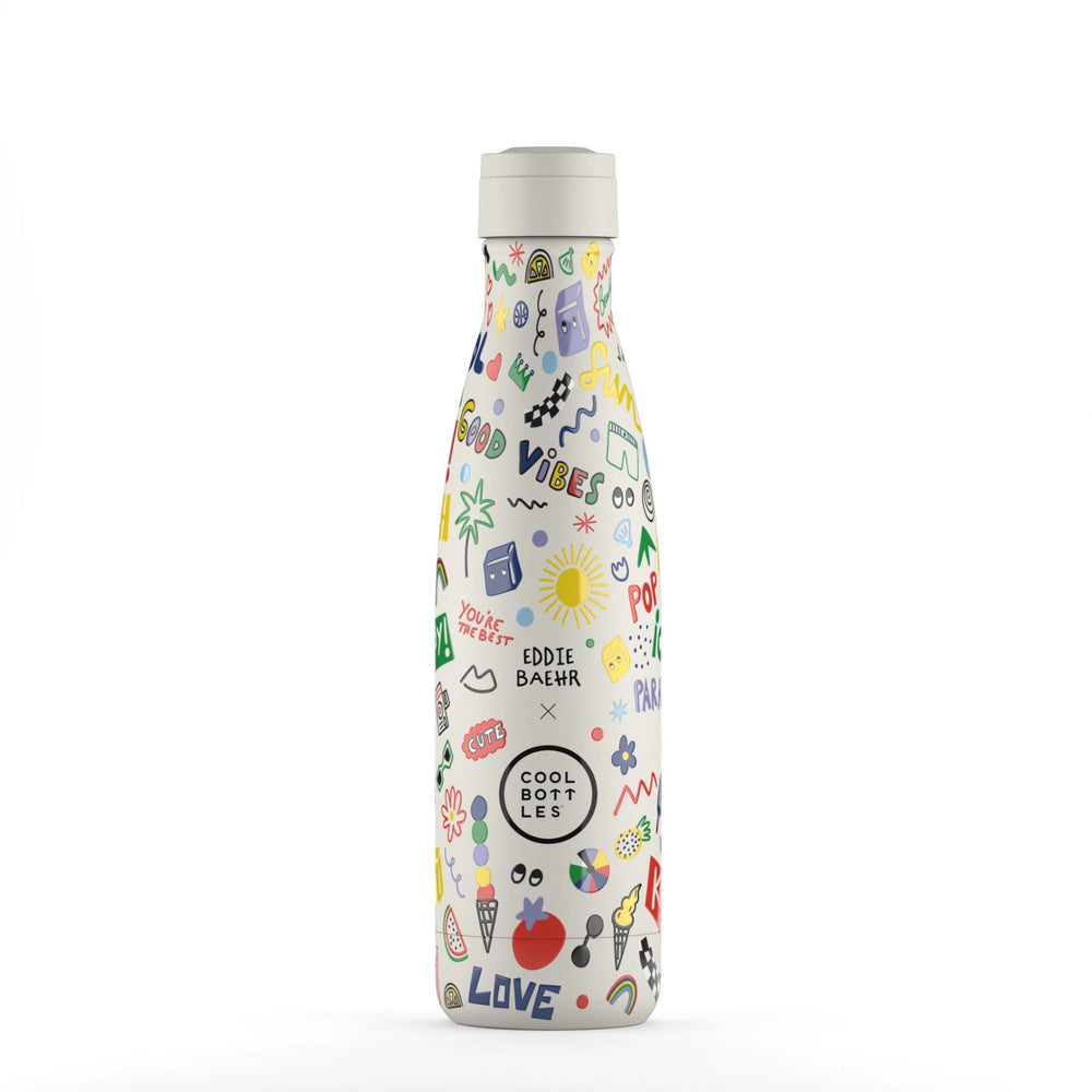 COOL BOTTLES. Ανοξείδωτο μπουκάλι-θερμός Eddie Baehr - Good Vibes 500ml