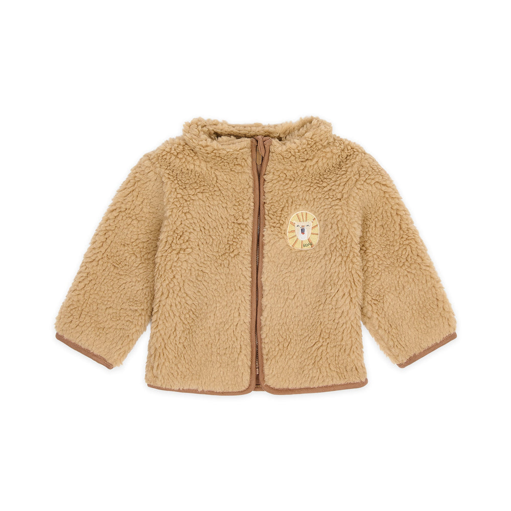 LITTLE DUTCH. Ζακέτα teddy Warm Taupe