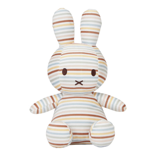 LITTLE DUTCH. Υφασμάτινο κουκλάκι Miffy Vintage Sunny Stripes all over 25cm