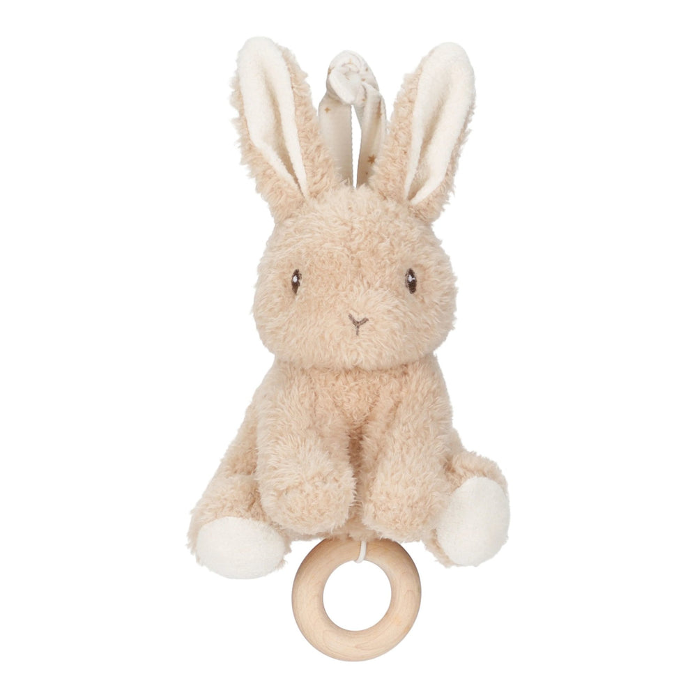 LITTLE DUTCH. Υφασμάτινο μουσικό κουνελάκι Baby Bunny GRS